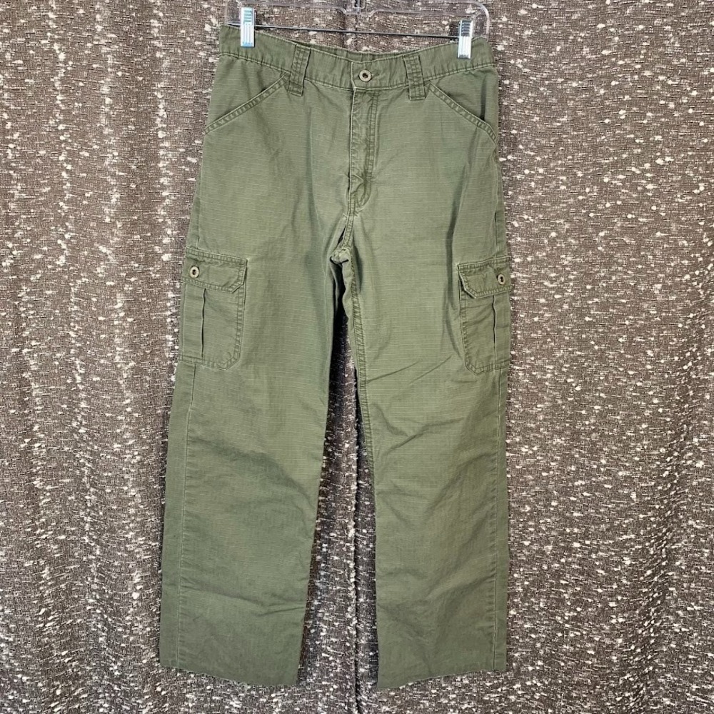 Vintage Levi's Dry Goods Green‎ Safari Cargo Pants Utility Women's 9M